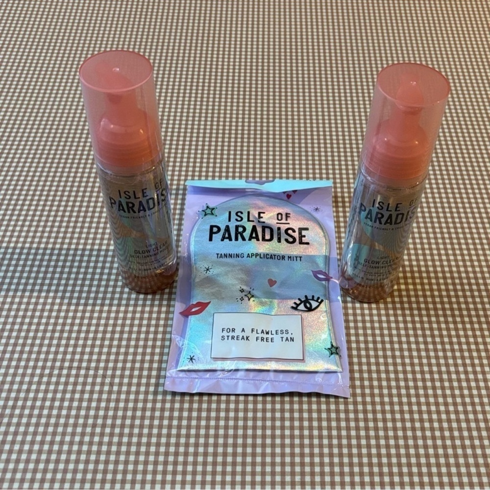 Isle of Paradise Tanning Mousse - Light - +
Tanning Mitt.‎ Bundle. NEW